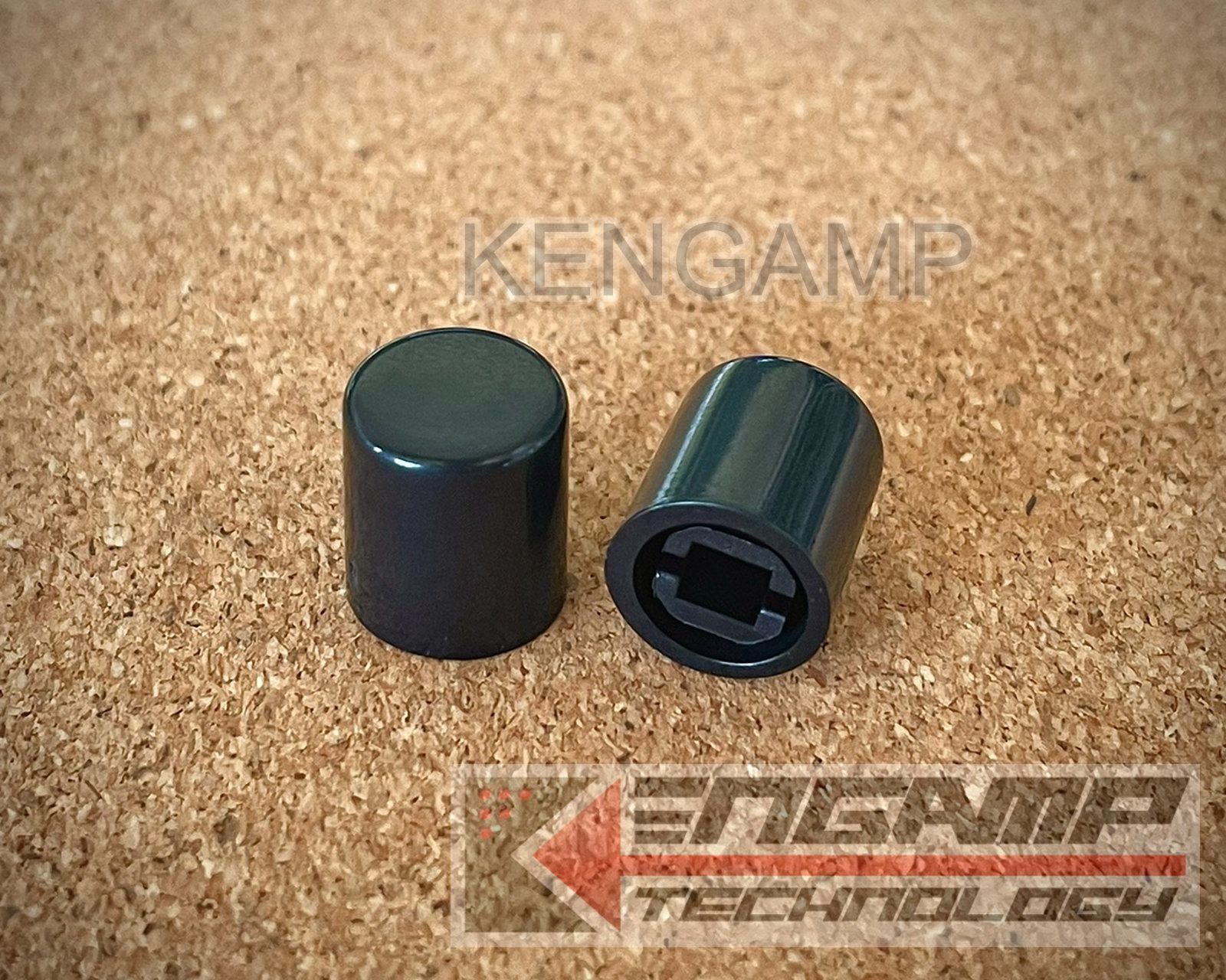 (10ตัว) ปุ่ม ฝาครอบสวิตซ์ A11 สีดำ ใช้สำหรับหัวสวิตซ์ 3.3x3.3mm ขนาด Ø9xH10.5mm
