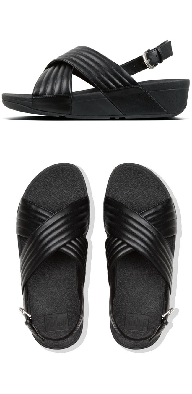 Fitflop Lulu Padded Sandal Black ของแท้ นำเข้าจาก USA และ UK