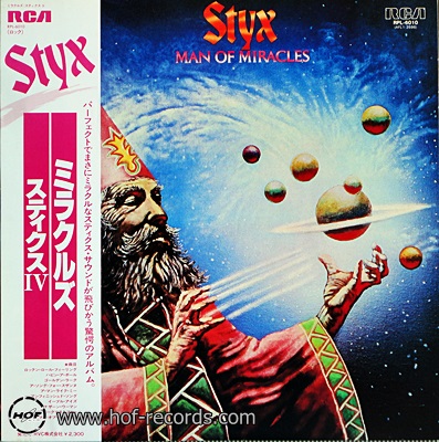 Styx - Man Of Miracles 1974 1lp