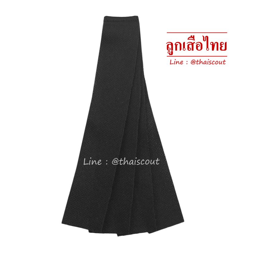 ริบบิ้นสีดำ-ดำ หมู่กา (ห่อละ 10 อัน)