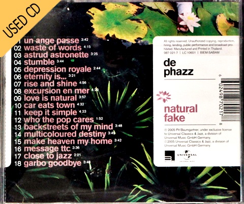 Used CD De Phazz - Natural fake
