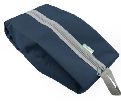 2แบบ!! ถุงใส่รองเท้า กระเป๋าใส่รองเท้ากันน้ำ สีเทา