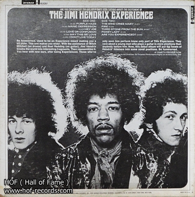 Jimi Hendrix - Are you experienced 1lp
