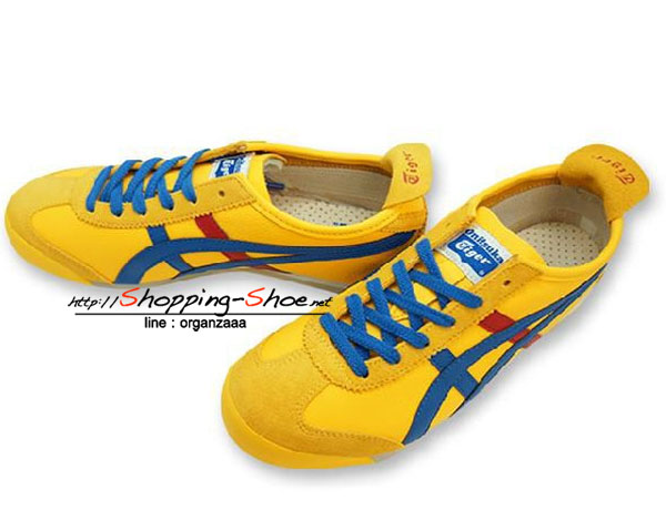 Onitsuka Tiger Mexico 66 - Yellow / Navy / Red ของแท้ มีกล่อง ป้ายครบ