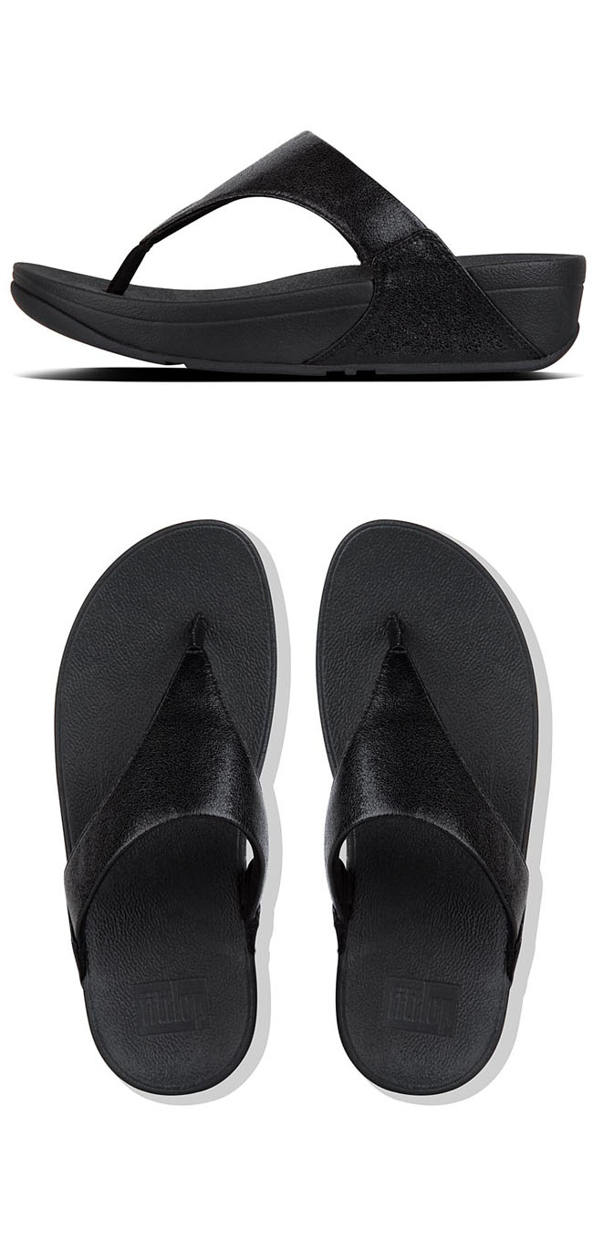 Fitflop Lulu Molten Metal Black ของแท้ นำเข้าจาก USA และ UK