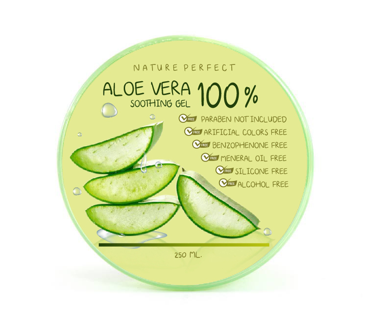 เจลอโลเวร่า 100% 250ml. เจลว่านหางจระเข้ AloeVera gel (แพ็คเกจใหม่ล่าสุด)