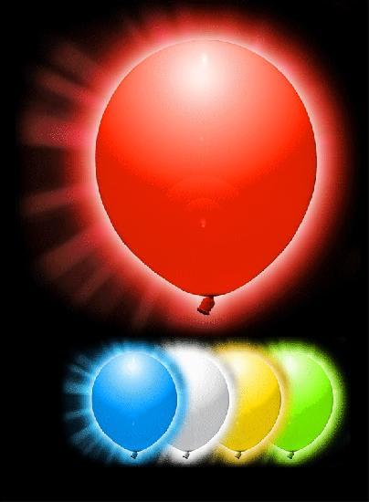 ลูกโป่ง LED สีม่วง แพ็ค 5 ชิ้น ไฟเปลี่ยนสี RGB mode (Purple Color Balloons - LED RGB Mode)