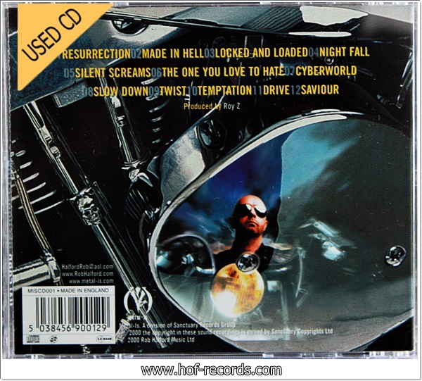 Rob Halford - Resurrection ( Made In England ) Used Cd VG++