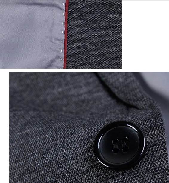 เล็ก+ใหญ่!!สูทงานแต่ง ปกเปิด ทูโทน แต่งขอบปก size No.34 36 38 40 42 44 46 เทาอ่อน เทาเข้ม