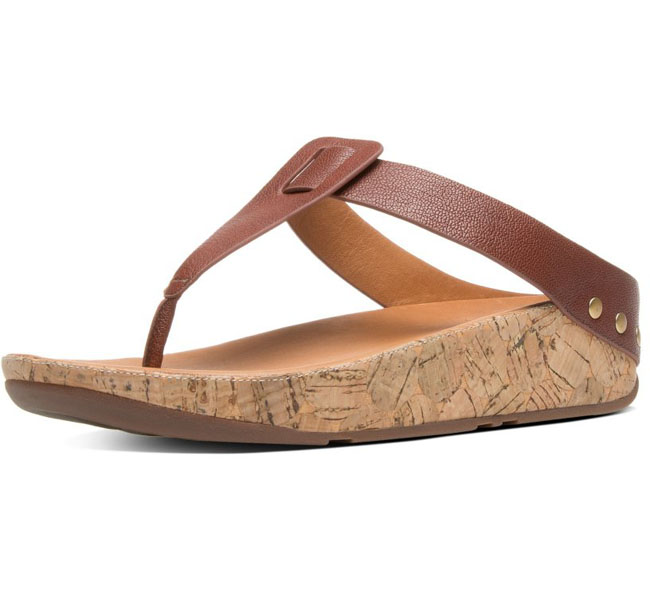 Fitflop Ibiza Cork Dark Tan ของแท้ นำเข้าจาก USA และ UK