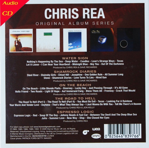 Chris Rea Boxset 5 Cd N.