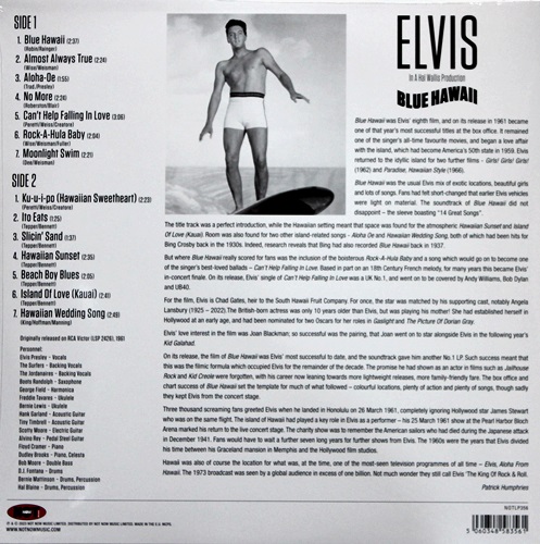 Elvis - Blue Hawaii 1Lp New