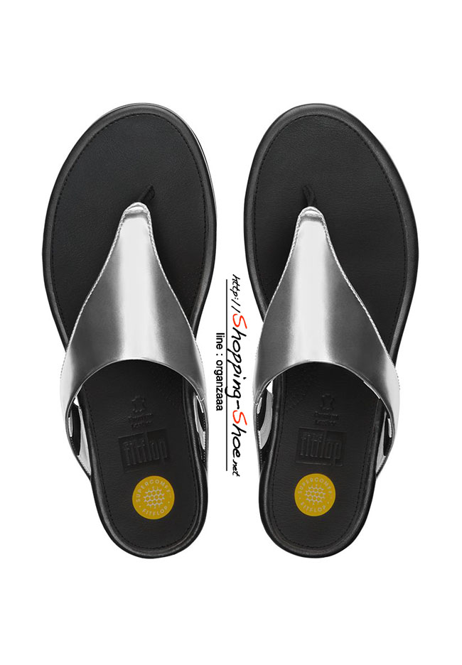 Fitflop Banda Leather Silver ของแท้ นำเข้าจาก USA และ UK