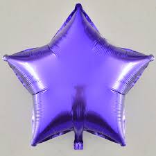 ลูกโป่งฟลอย์รูปดาว สีม่วง ไซส์ 32 นิ้ว - Star Shape 32" Foil Balloon Purple Color / TL-G048