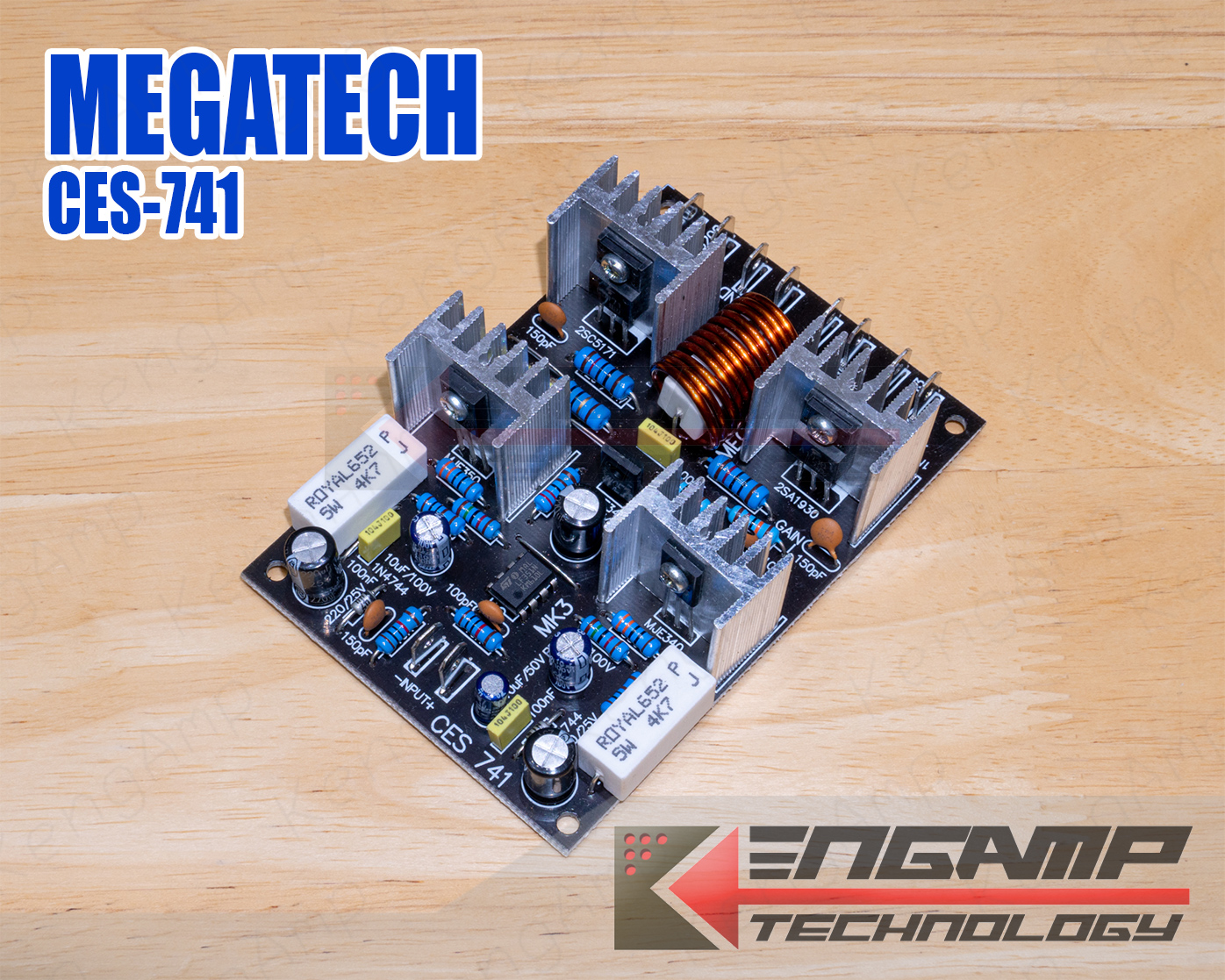 (1ชิ้น) [KIT] บอร์ดไดร์ว MEGATECH CES741