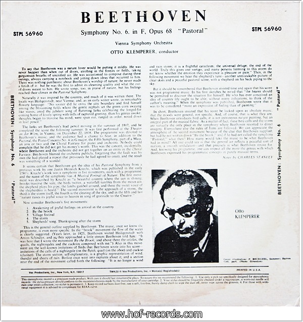 Beethoven - Symphony N' 6 (USA) 1Lp VG++