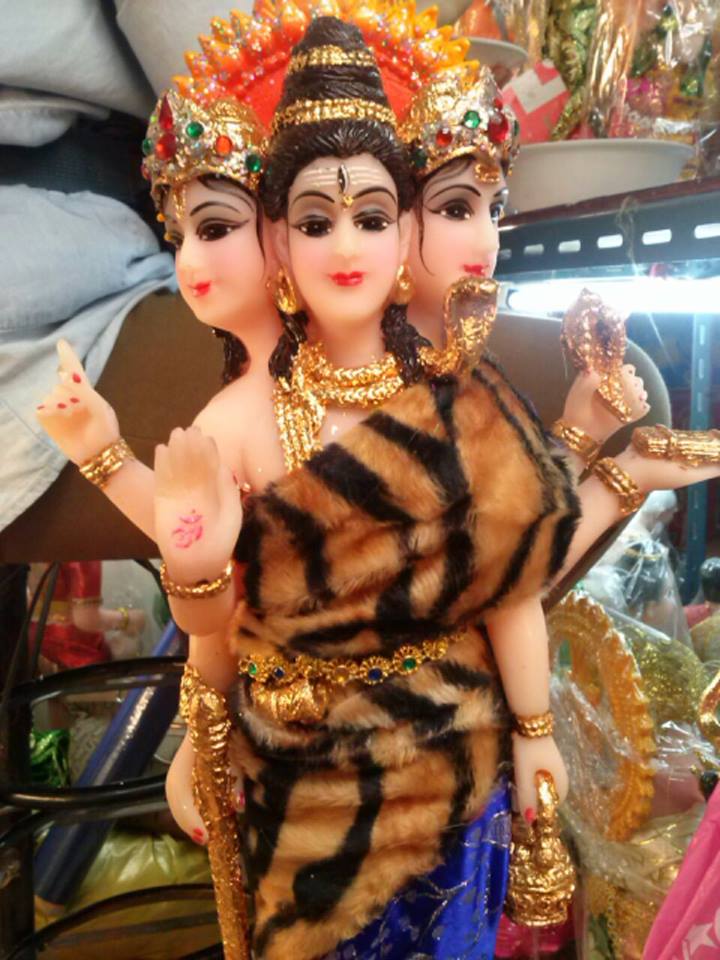 พระตรีมูรติ ยืน หน้าตัก 7"