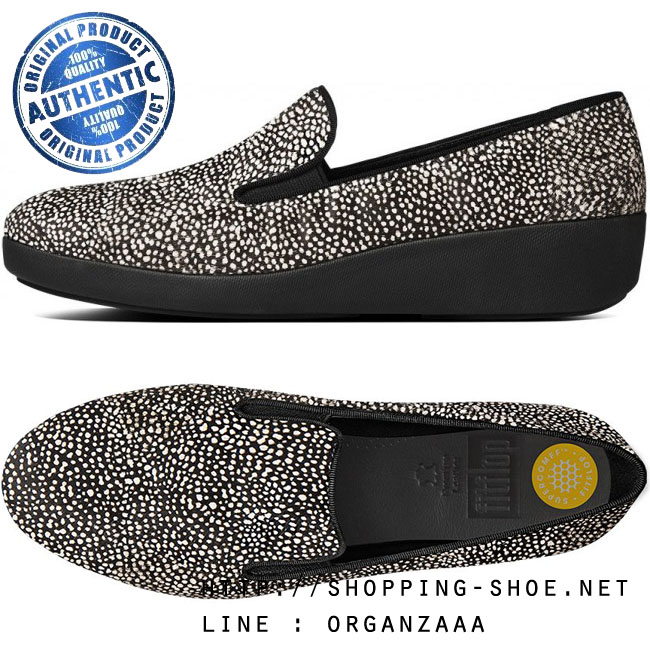 Fitflop F-Pop Skate Pony Black Mix ของแท้ นำเข้าจาก USA และ UK (เพิ่มไซส์ 0.5-1 ไซส์)