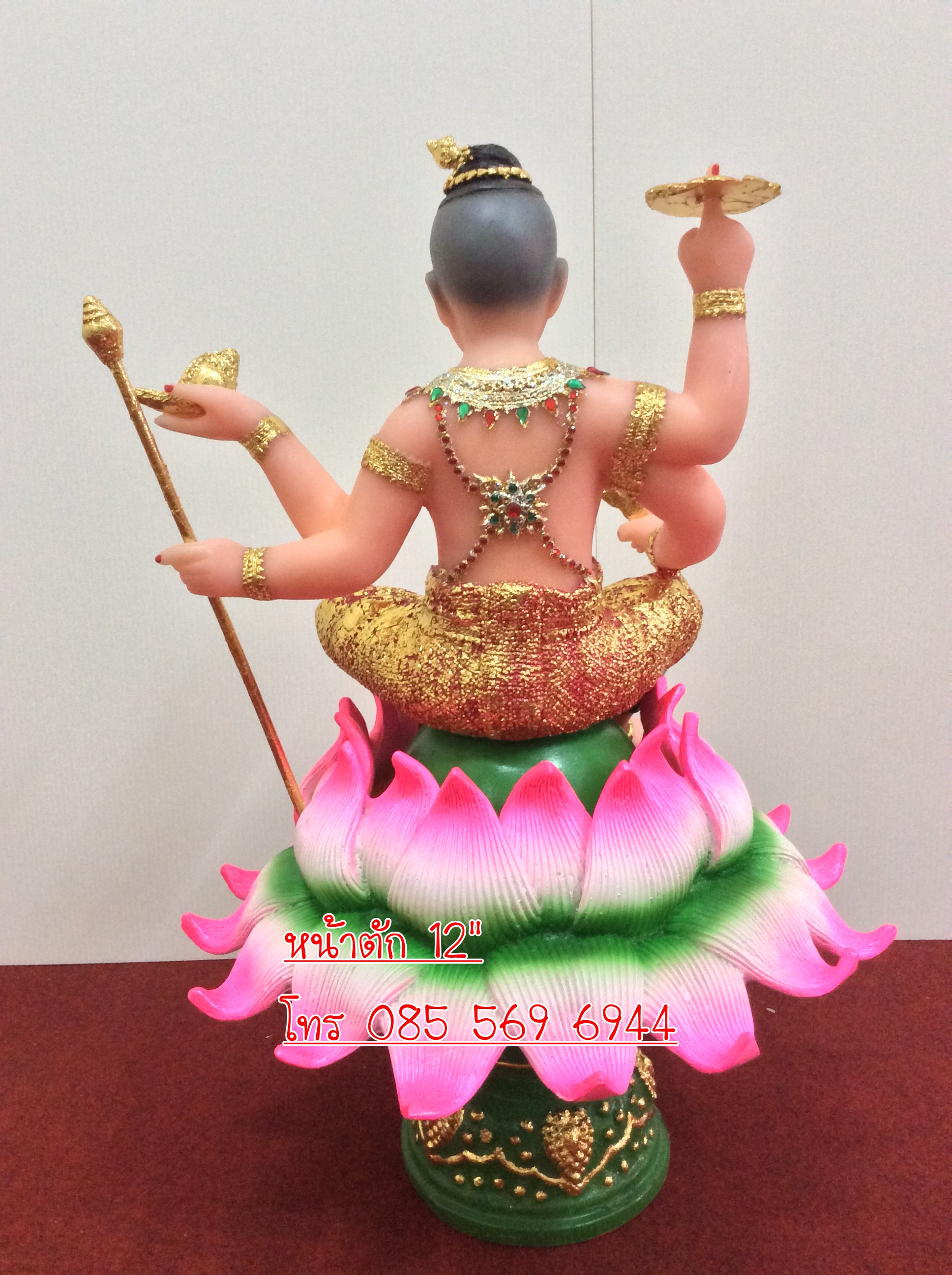 กุมารนั่งพร 4 กร หนักตัก 12"