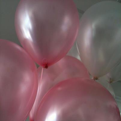 ลูกโป่งกลมเนื้อมุก สีชมพูอ่อน ไซส์ 10 นิ้ว แพ็คละ 10 ใบ (Round Balloons Size 10" - Pearl Light Pink Color)