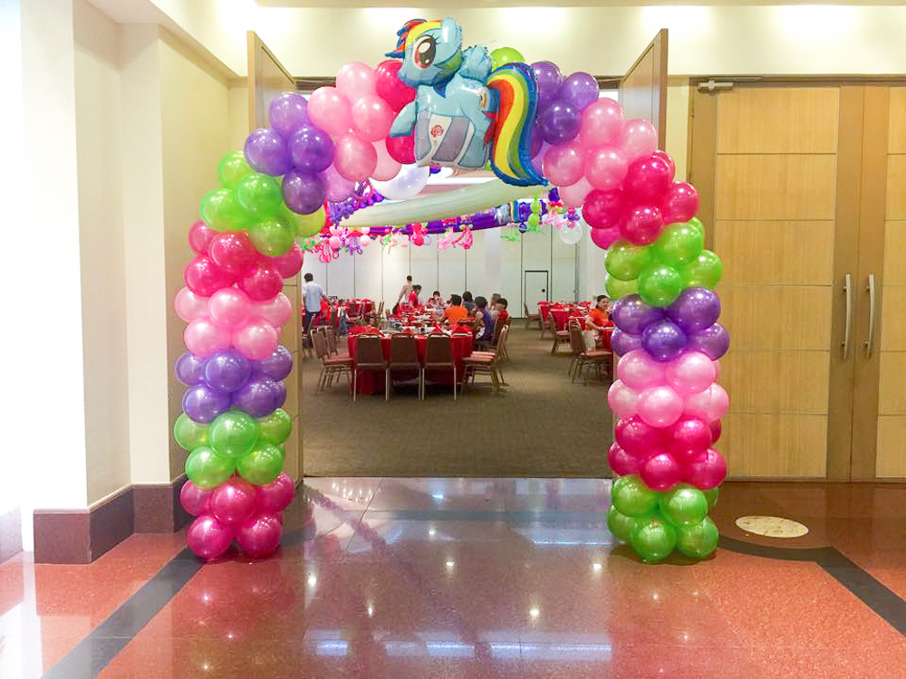 ลูกโป่งฟอลย์ลิตเติ้ลโพนี่ เรนโบว์แดช 28"X27" MY LITTLE PONY RAINBOW DASH (PK) / Item No.TQ-A2646701 แบรนด์ Qualatex