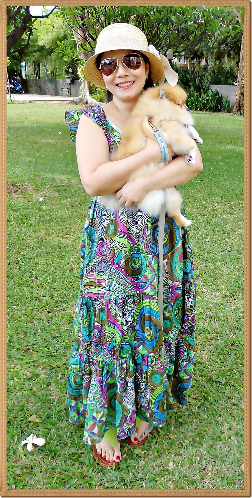 RB3025 (001/33) กรอบสีทอง เลนส์สีชา B-15