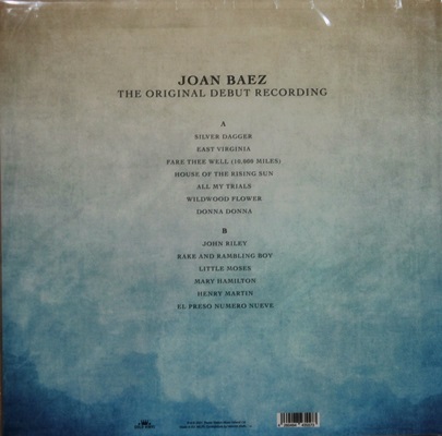Joan Baez - The Original Debut Recording 1Lp N.