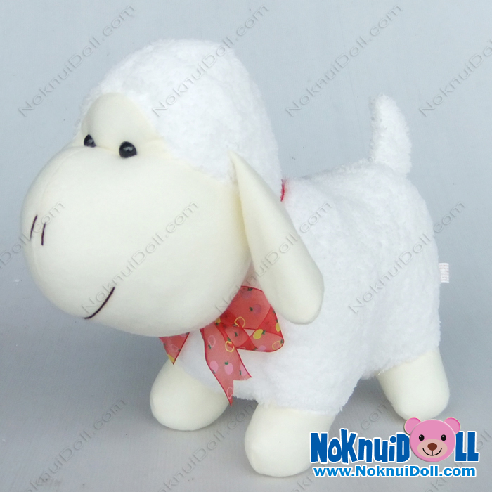 ตุ๊กตา แกะเบบี้ ผ้าขนหนู เล็ก(พิเศษ)-ยาว12นิ้ว