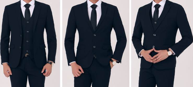 จอ:งราคาพิเศษใหญ่2เม็ด !!เสื้อสูทสไตล์อังกฤษ สลิมฟิต ปกเปิด กระดุม2เม็ด ชายหลังผ่าซ้ายขวา มาตรฐาน สีน้ำเงิน ขาว Size No 36 38 40 42 44