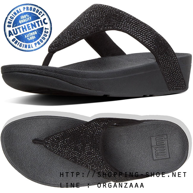 Fitflop Lottie Shimmer Crystal Black ของแท้ นำเข้าจาก USA และ UK