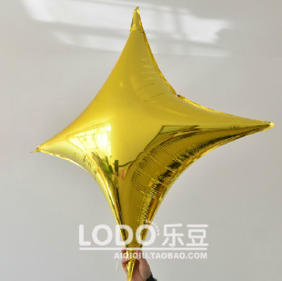 Foil Balloon Star Point - ลูกโป่งฟลอย์ ทรงดาวประกายสีทอง ไซส์ใหญ่ / Item No. TL-G032