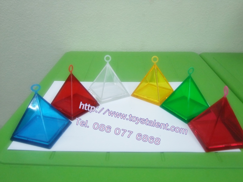 ฐานยึดลูกโป่ง ทรงสามเหลี่ยม - Pyramid shape balloon weight