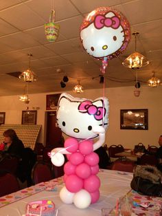 ลูกโป่งฟลอย์นำเข้า Hello Kitty Head / Item No. AG-21842 แบรนด์ Anagram ของแท้