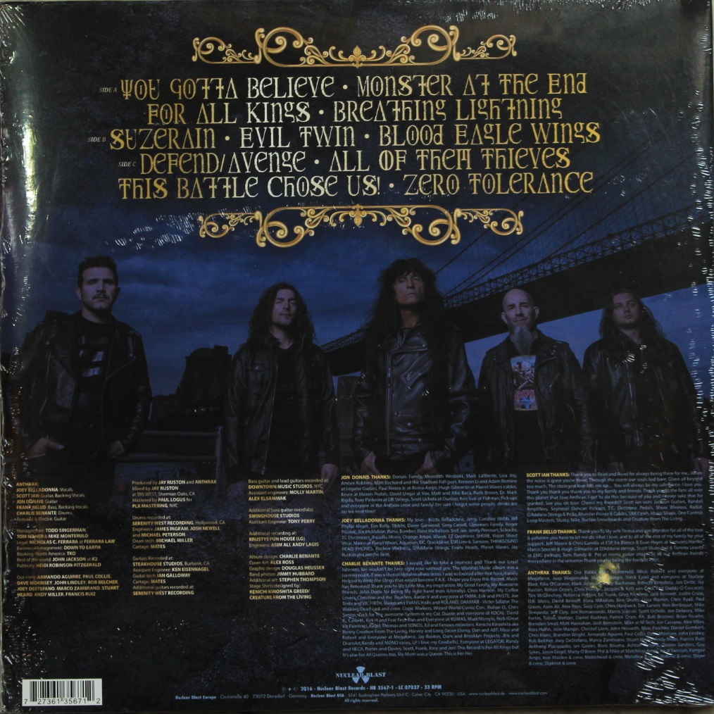 Anthrax - For All Kings 2Lp N.