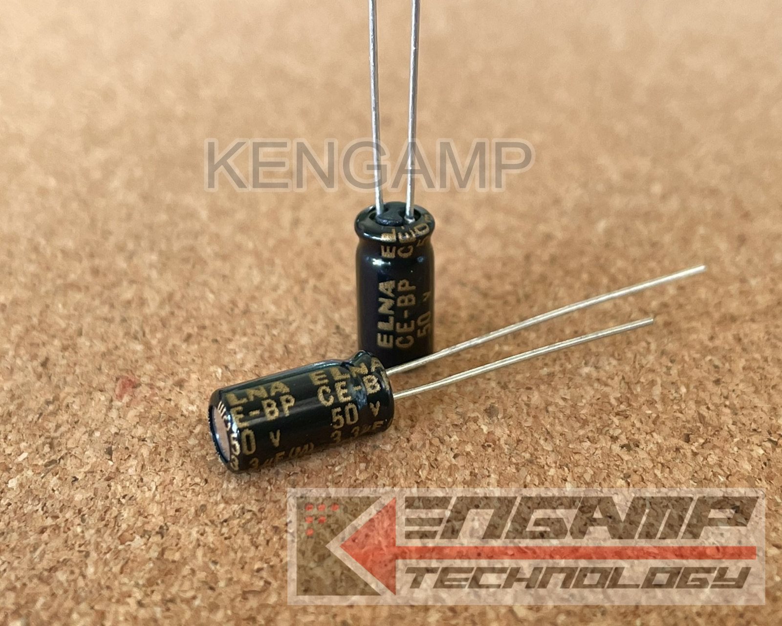 (10ตัว) 3.3uF/50V 85 C ELNA CE-BP 5x11mm P=2mm