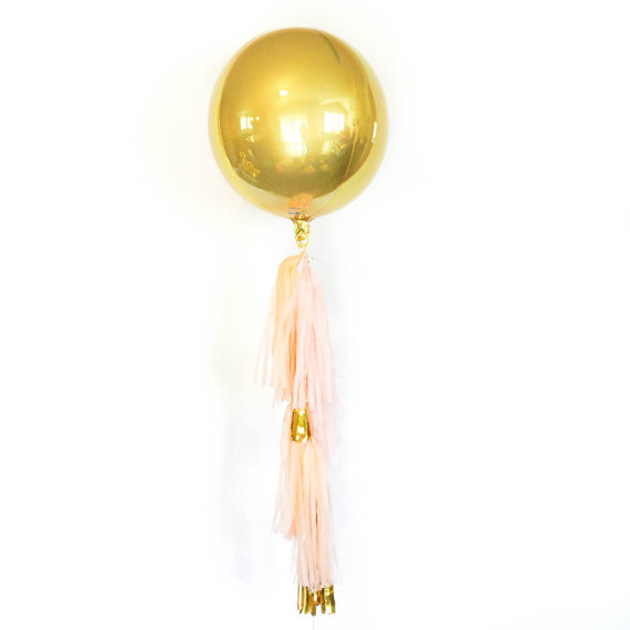 ลูกโป่งฟอลย์ ทรงกลมลูกบอลสีทอง ไซส์ 22" ORBZ GOLD / Item No.TQ-A2820599 แบรนด์ Qualatex