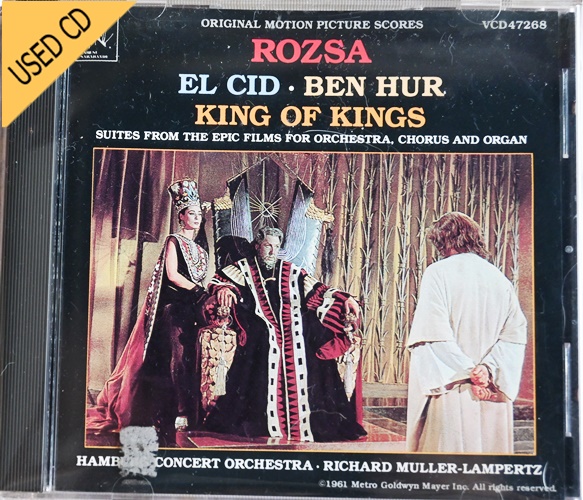 USED CD Rzsa El Cid - Ben Hur -King of Kings
