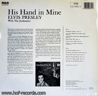 Elvis Presley - His Hand In Mine 1Lp