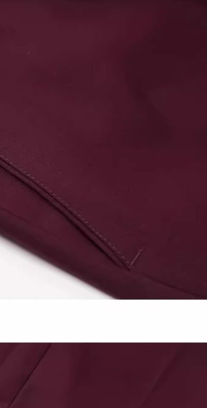 เสื้อสูทแฟชั่น สูทคอจีน ไร้ปก ผ้าฝ้าย กระดุม2 เรียบหรู 23 สีดำ น้ำเงิน ฟ้า แดง Size No.37 39 41 43 45 47