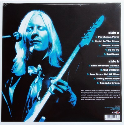 Johnny Winter - about blues (Audiophile Quality) 1Lp N.