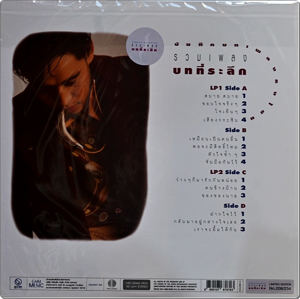 เบิร์ด ธงไชย - รวมเพลง บทที่ระลึก 2Lp New