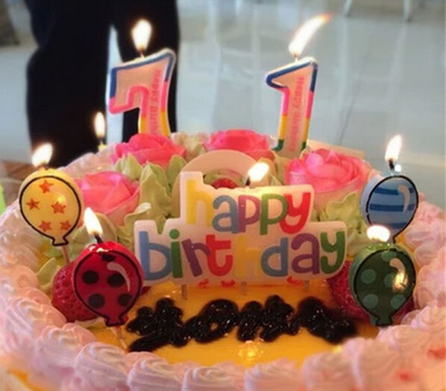 เทียนวันเกิดตัวเลข Happy Birthday (เลข 0-9) กรุณาระบุตัวเลขที่ต้องการเมื่อทำการสั่งซื้อด้วยนะคะ / Item No.TL-N008