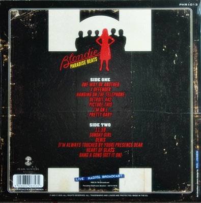 Blondie - Paradise Beats Live 1Lp N.
