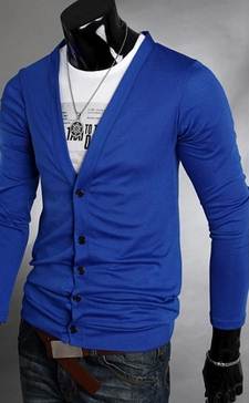 เสื้อคลุมติดกระดุม คาร์ดิแกน ผ้าฝ้าย แฟชั่น ใส่สบาย No.35 37 สีน้ำตาล ดำ ฟ้าเข้ม เทาอ่อน