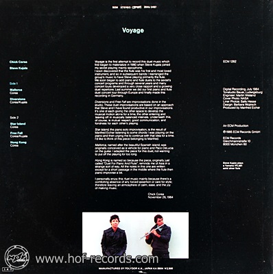 Chick Corea - Voyage/Steve Kujala 1984 1lp