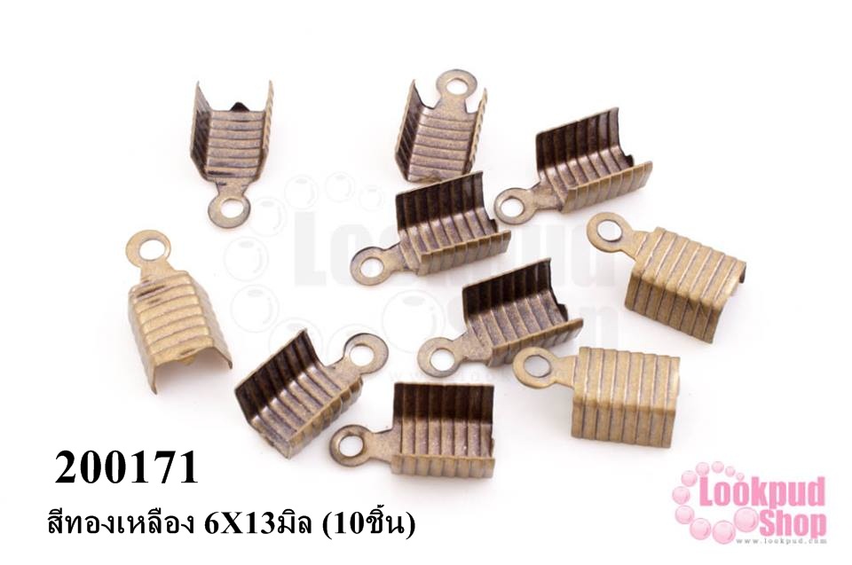 บานพับ สีทองเหลือง 6X13มิล (10ชิ้น)