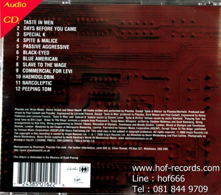 Placebo - Black Market Music 1Cd N.