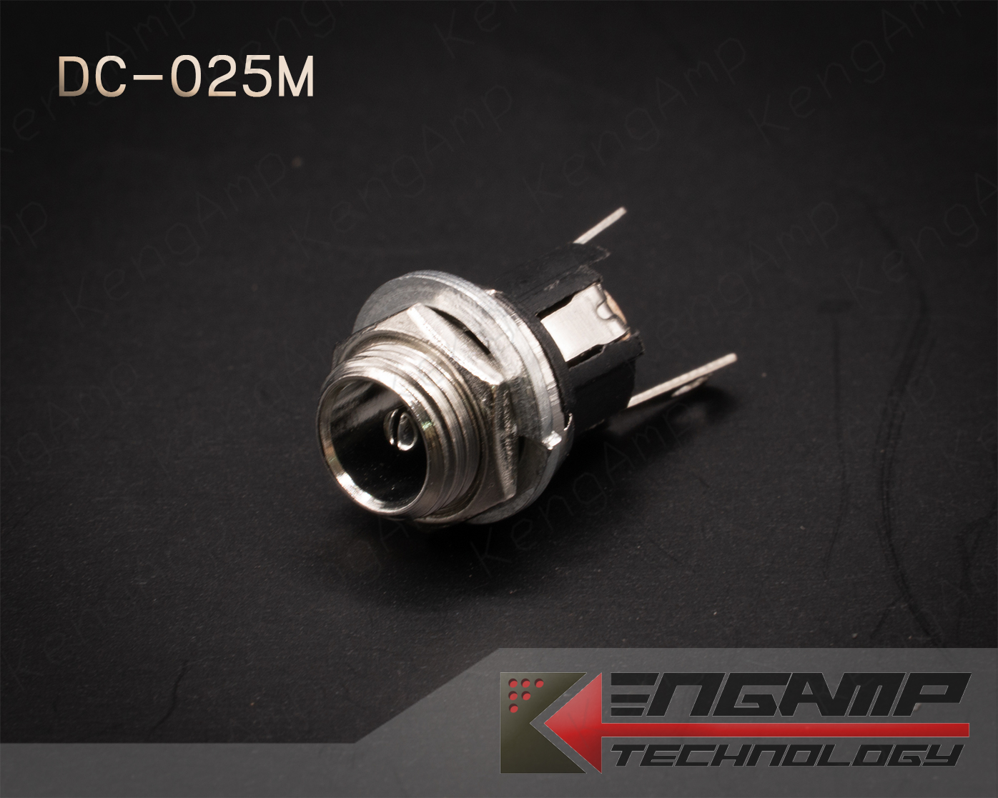 (1ตัว) DC-025M (เกรดดี) ซ็อกเก็ต DC 5.5x2.1mm สำหรับยึดแท่น
