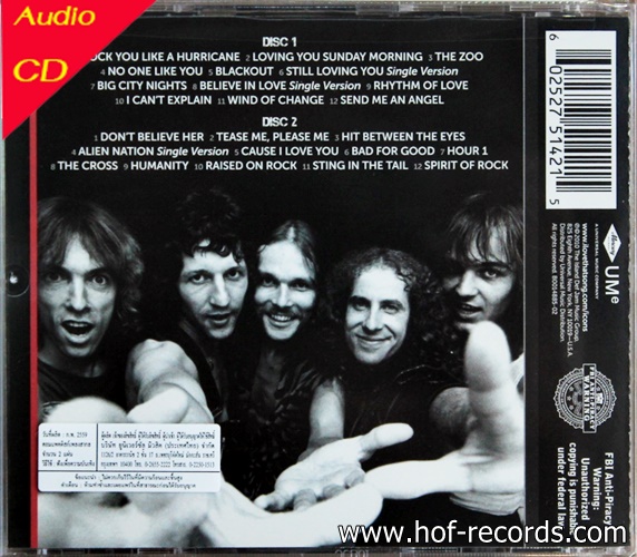 CD Scorpions 24 songs ( 2 Dises Import USA)