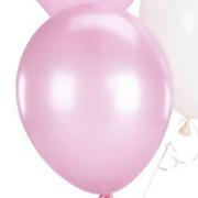 ลูกโป่งกลมเนื้อมุก สีชมพูอ่อน ไซส์ 10 นิ้ว แพ็คละ 10 ใบ (Round Balloons Size 10" - Pearl Light Pink Color)